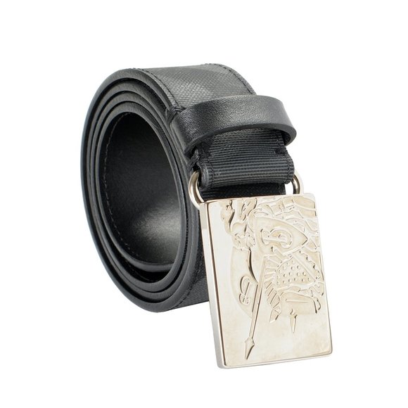Burberry Women's "Luke35PG" Checkered Leather Belt US 30 IT 75 - Picture 1 of 5